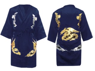 Personlig Kanong Muay Thai Boksekåpe : 201-Marineblå