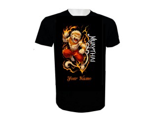 Legg til navn Muay Thai T-skjorte : KNTSHCUST-024