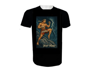 Legg til navn Muay Thai T-skjorte : KNTSHCUST-027