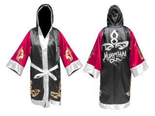 Personlig Kanong Muay Thai Boksekåpe : 143-Rose-Sort