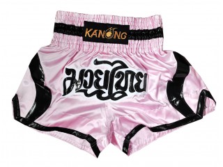 Kanong Muay Thaiboksing Shorts Kickboksing : KNS-144-Rosa