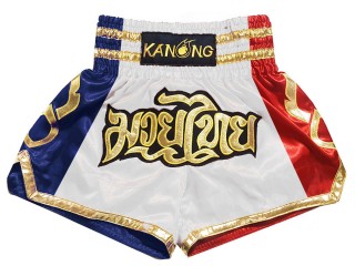 Personlig Muay Thai Shorts : KNSCUST-1261-Frankrike