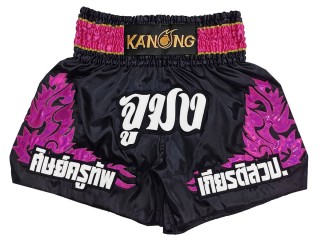 Personlig Muay Thai Shorts : KNSCUST-1268-Sort