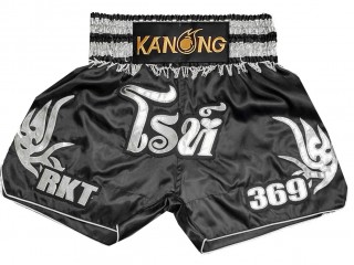 Personlig Muay Thai Shorts : KNSCUST-1275-Sort