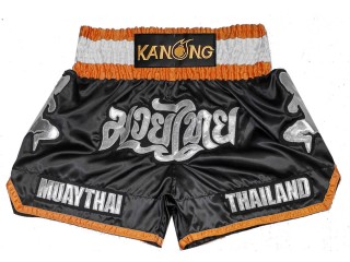 Personlig Muay Thai Shorts : KNSCUST-1293-Sort