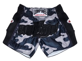 Lumpinee Muay Thai Kickboksning Shorts : LUM-052-Svart-Kamuflere