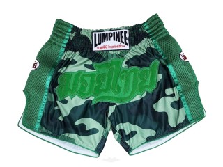 Lumpinee Muay Thai Kickboksning Shorts : LUM-052-Grønn-Kamuflere