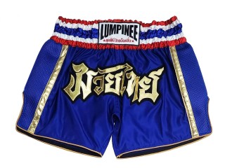 Lumpinee Muay Thai Kickboksning Shorts : LUMRTO-006-Blå