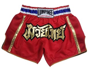 Lumpinee Muay Thai Kickboksning Shorts : LUMRTO-006-Rød
