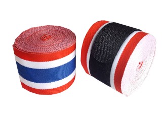 KANONG elastiske Boksing Bandasje : thai flag