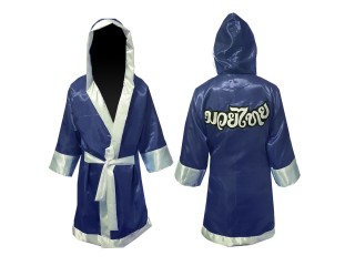 Kanong Muay Thai Bokseklær (Fight Robe) : Marineblå