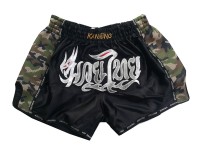 Kanong Retro Muay Thai Shorts : KNSRTO-231-Svart