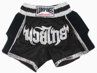 Lumpinee Muay Thai boksing Shorts : LUM-023-Svart