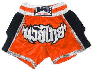 Lumpinee Muay Thai boksing Shorts : LUM-023-Oransje