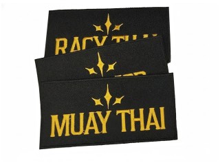 Liten broderilapp med tilpasset logo for tillegg