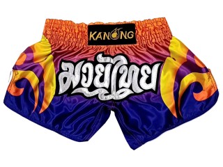 Kanong Retro Muay Thai Shorts : KNSRTO-507