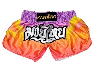 Kanong Retro Muay Thai Shorts : KNSRTO-509