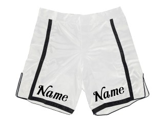 Personlig MMA Shorts: Hvit