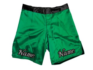 Egendefinert MMA-shorts legger til navn eller logo: Grønn