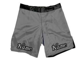 Egendefinert design MMA-shorts legger til navn eller logo: Grå