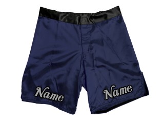 Egendefinerte MMA-shorts med navn eller logo: Navy