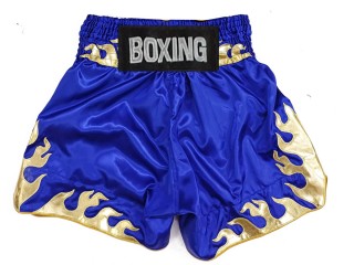 Personlig Boxing Shorts : KNBSH-038-Blå 