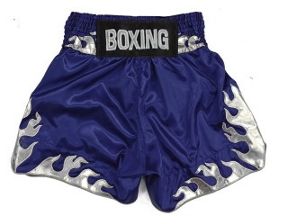 Personlig Boxing Shorts : KNBSH-038-Marineblå