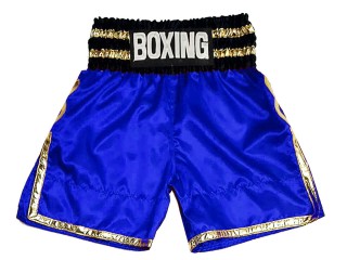 Personlig Boxing Shorts : KNBSH-039-Blå