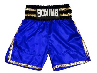 Personlig Boxing Shorts : KNBSH-039-Blå