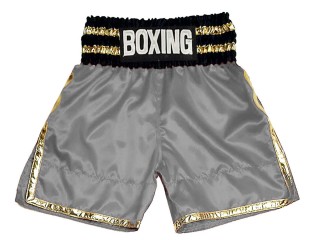 Personlig Boxing Shorts : KNBSH-039-Grå