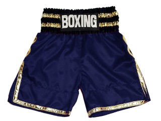 Personlig Boxing Shorts : KNBSH-039-Marineblå
