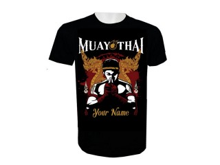 Legg til navn Muay Thai T-skjorte : KNTSHCUST-011