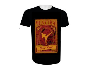 Legg til navn Muay Thai T-skjorte : KNTSHCUST-013