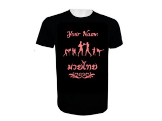 Legg til navn Muay Thai T-skjorte : KNTSHCUST-019