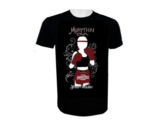 Legg til navn Muay Thai T-skjorte : KNTSHCUSTWO-003