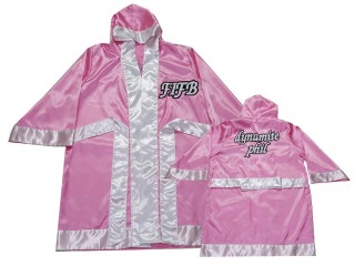 Personlig Kanong Muay Thai Boksekåpe : KNFIRCUST-002-Rosa