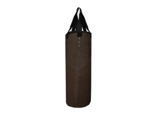 Tilpasset mikrofiber Boksesekk / Punching Bag (ubesatt): Mørkebrun 120 cm.