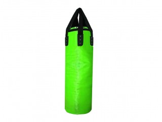 Tilpasset mikrofiber Boksesekk / Punching Bag (ubesatt): Lime Grønn 120 cm.