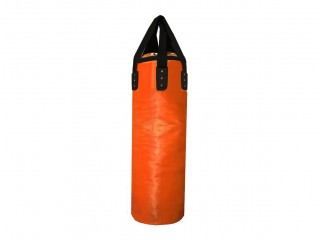 Tilpasset mikrofiber Boksesekk / Punching Bag (ubesatt): Oransje 120 cm.
