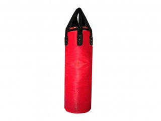 Tilpasset mikrofiber Boksesekk / Punching Bag (ubesatt): Rød 120 cm.