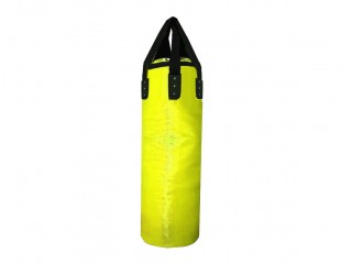 Tilpasset mikrofiber Boksesekk / Punching Bag (ubesatt): Gul 120 cm.