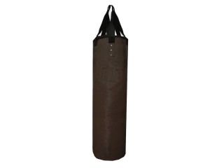 Tilpasset mikrofiber Boksesekk / Punching Bag (ubesatt): Mørkebrun 150 cm.