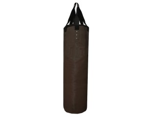 Tilpasset mikrofiber Boksesekk / Punching Bag (ubesatt): Mørkebrun 180 cm.