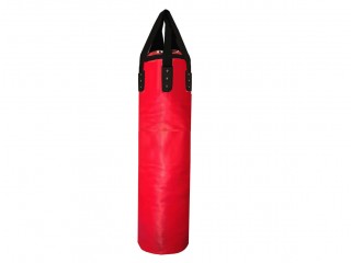 Tilpasset mikrofiber Boksesekk / Punching Bag (ubesatt): Rød 180 cm.