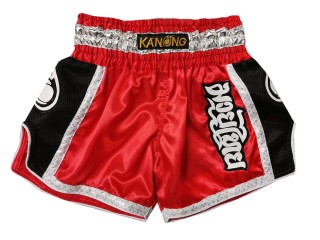 Kanong Retro Muay Thai Shorts : KNSRTO-208-Rød 