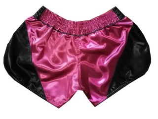 Kanong Retro Muay Thai Shorts : KNSRTO-202-rødbrun