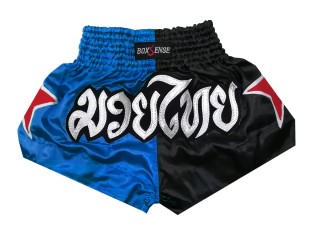Boxsense Boksing shorts barn : BXSKID-005 Blå/Svart