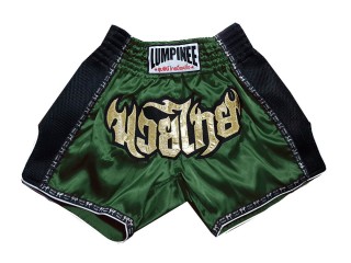 Lumpinee Muay Thai Kickboksning Shorts : LUMRTO-003-Mørk Grønn
