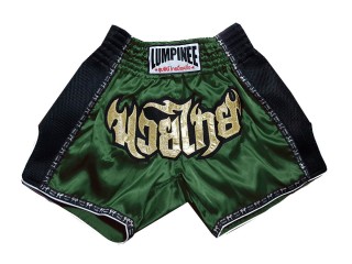 Lumpinee kvinner Muay Thai Kickboksning Shorts : LUMRTO-003-Mørk Grønn