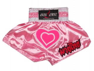 Boxsense Boksing shorts barn Rosa : BXSKID-003